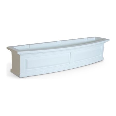 Mayne Mail Post Inc Mayne Nantucket 4-ft. Window Box, White 4831-W